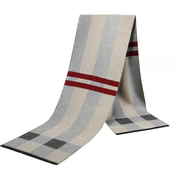 New imitation cashmere thickened plaid scarf (casual style-01) (size: length 180*width 30cm)