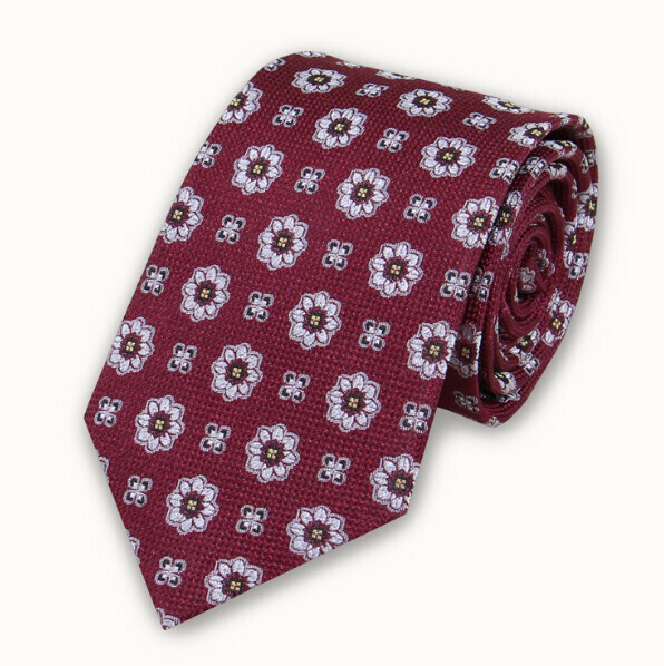 New embroidered mulberry silk tie (8cm silk style-12)