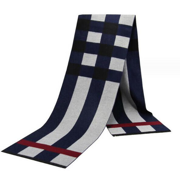 New imitation cashmere thickened plaid scarf (casual style-04) (size: length 180*width 30cm)