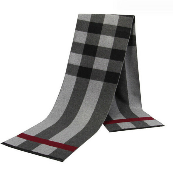 New imitation cashmere thickened plaid scarf (casual style-05) (size: length 180*width 30cm)