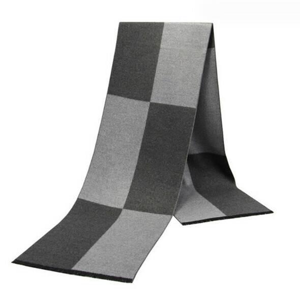 New imitation cashmere thickened plaid scarf (casual style-08) (size: length 180*width 30cm)