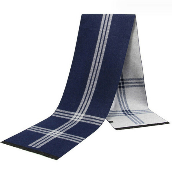 New imitation cashmere thickened plaid scarf (casual style-16) (size: length 180*width 30cm)