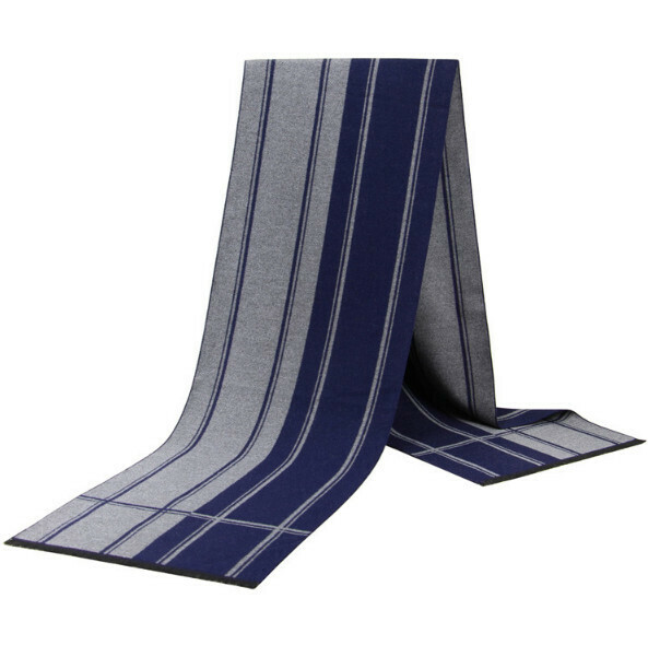 New imitation cashmere thickened plaid scarf (casual style-28) (size: length 180*width 30cm)