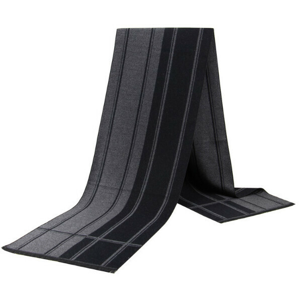 New imitation cashmere thickened plaid scarf (casual style-27) (size: length 180*width 30cm)