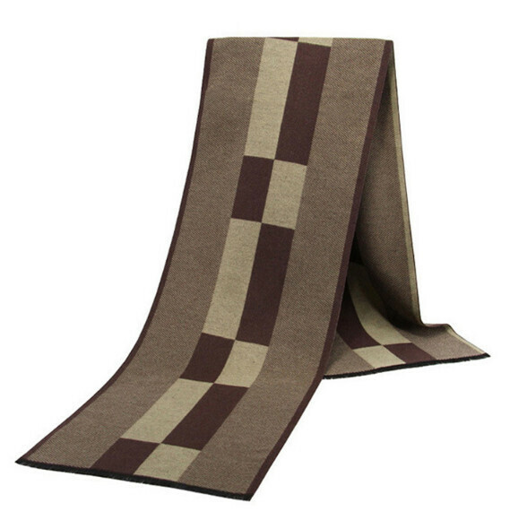 New imitation cashmere thickened plaid scarf (casual style-40) (size: length 180*width 30cm)