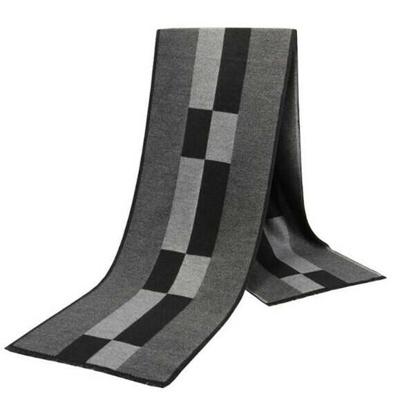 New imitation cashmere thickened plaid scarf (casual style-39) (size: length 180*width 30cm)