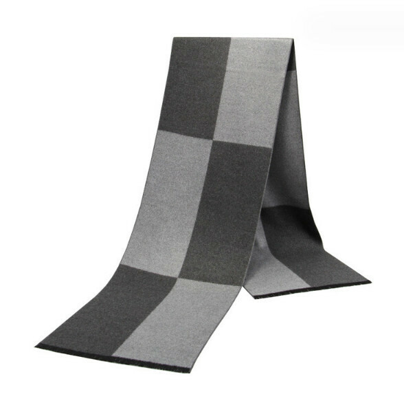 New warm brushed plaid scarf (casual style-08) (size: length 180*width 30cm)