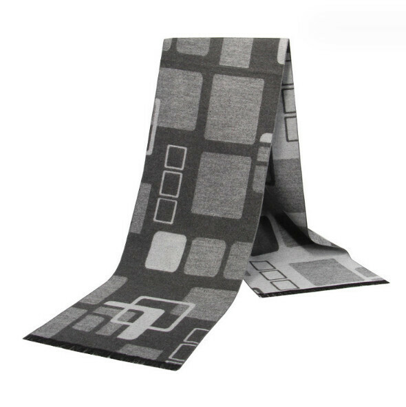 New warm brushed plaid scarf (casual style-10) (size: length 180*width 30cm)
