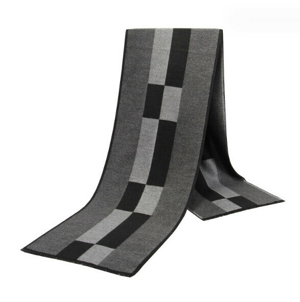 New warm brushed plaid scarf (casual style-07) (size: length 180*width 30cm)