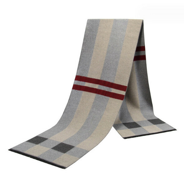 New warm brushed plaid scarf (casual style-13) (size: length 180*width 30cm)