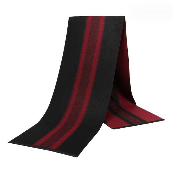 New warm brushed plaid scarf (casual style-21) (size: length 180*width 30cm)