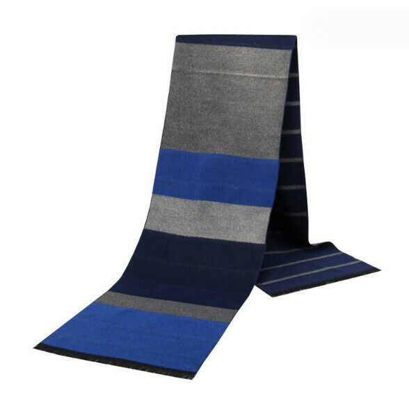New warm brushed plaid scarf (casual style-23) (size: length 180*width 30cm)
