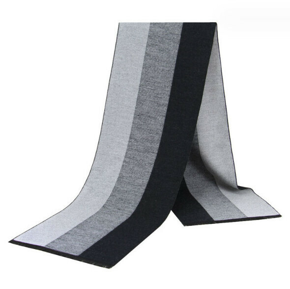 New warm brushed plaid scarf (casual style-19) (size: length 180*width 30cm)