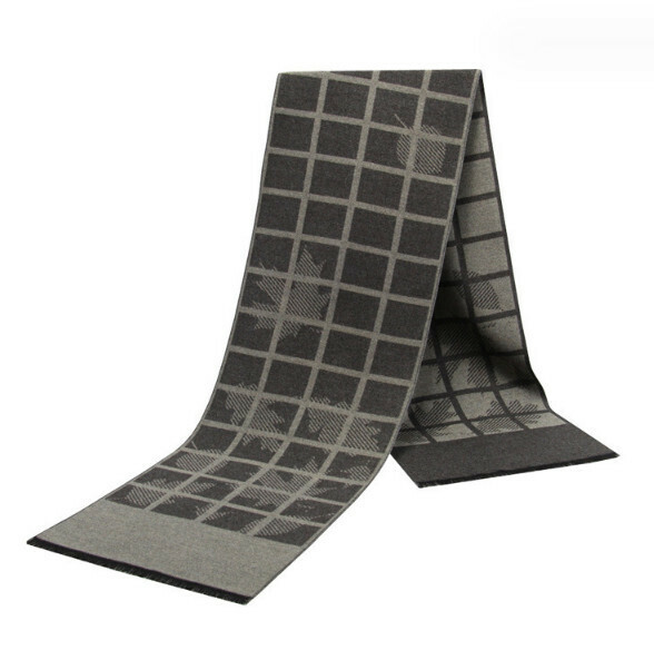 New warm brushed plaid scarf (casual style-26) (size: length 180*width 30cm)