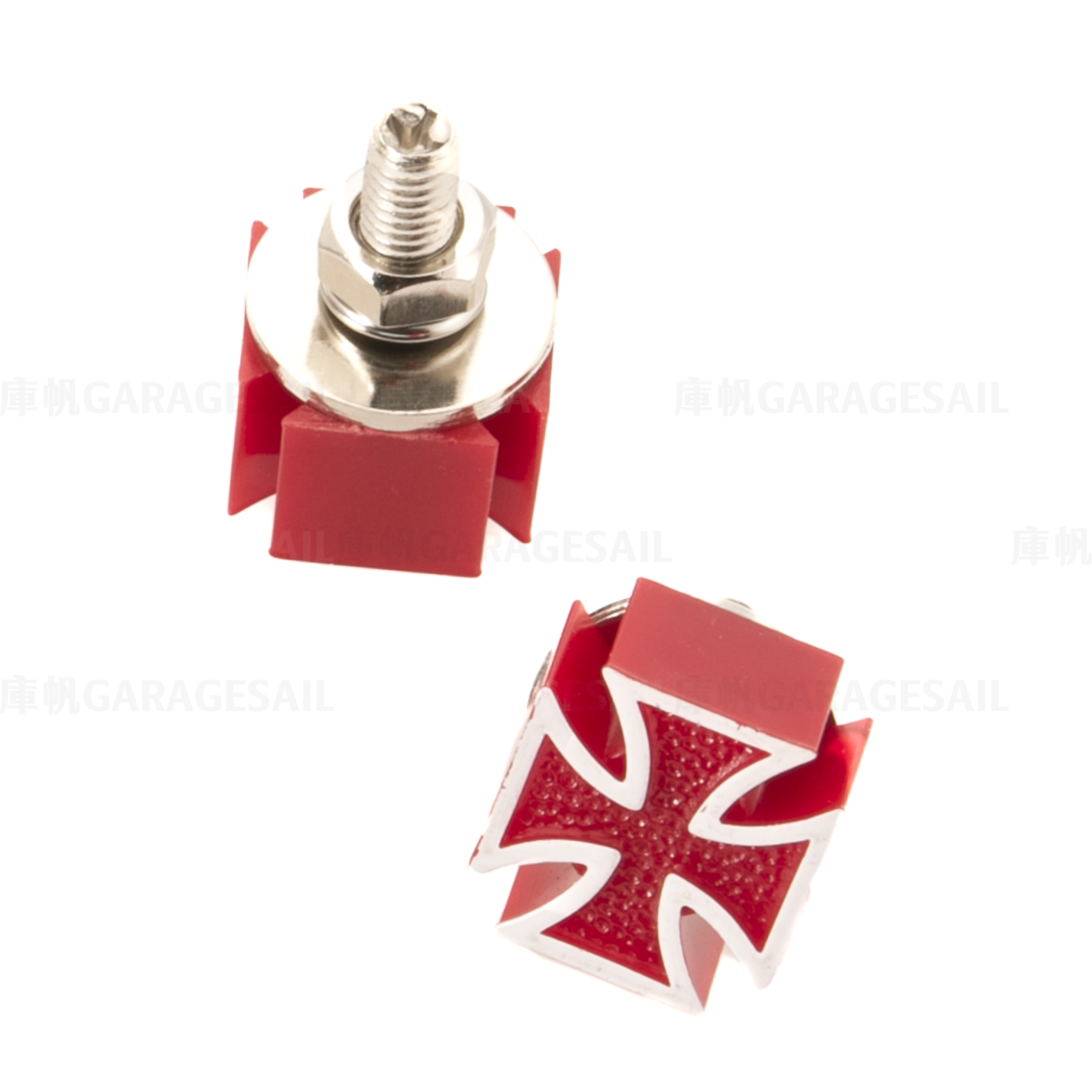 大牌螺絲 鐵十字 - 紅