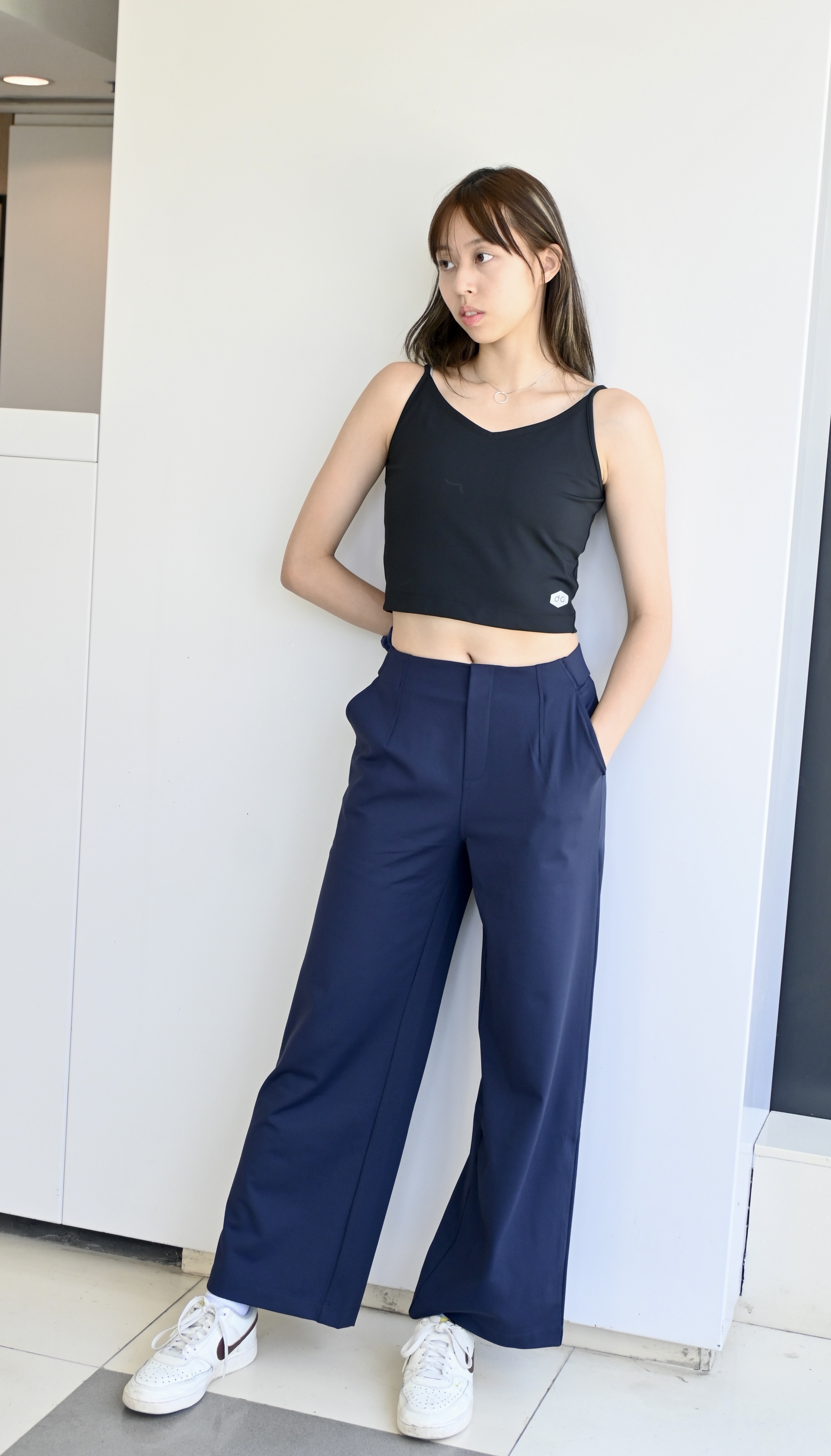 女子訓練休閒長褲 (墨藍色)