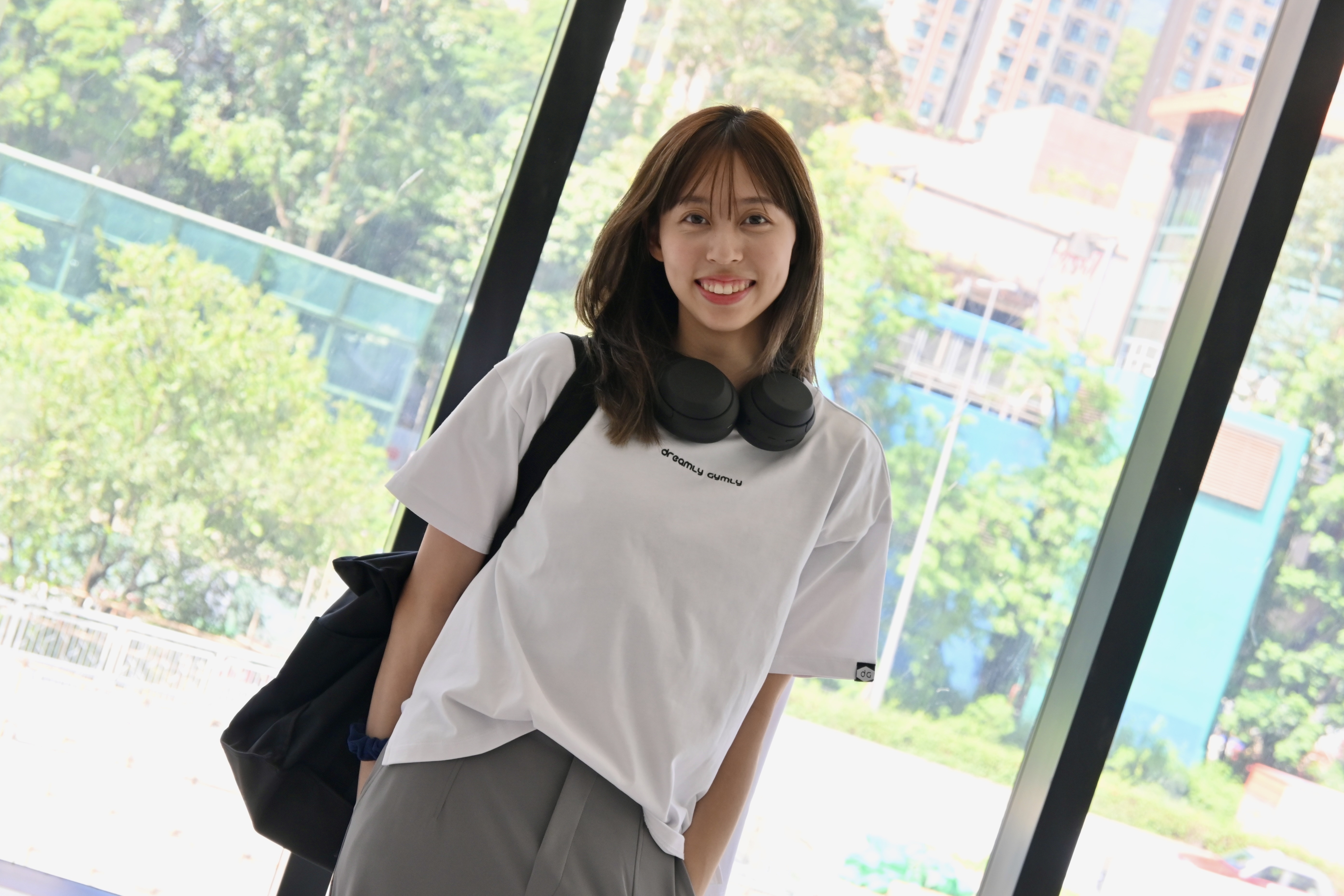 女裝 300g 重磅 Cotton Oversize Tee (白色)