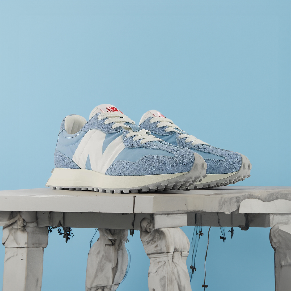 NICEDAY 現貨 New Balance 327 寶寶藍 天空藍 淺藍 水藍色 U327LL
