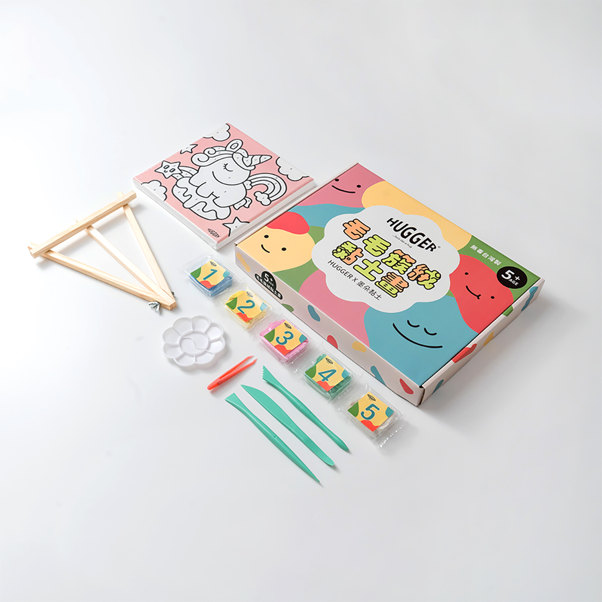 Paper Clay Paint By Number  - Unicorn