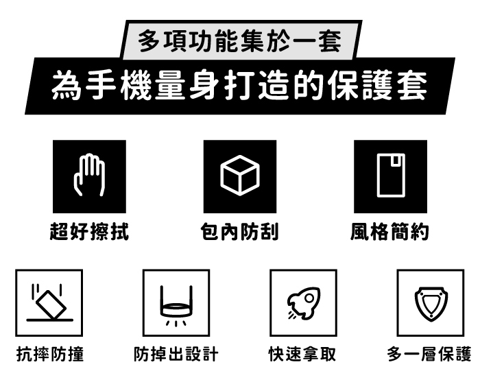 為手機量身打造的保護套