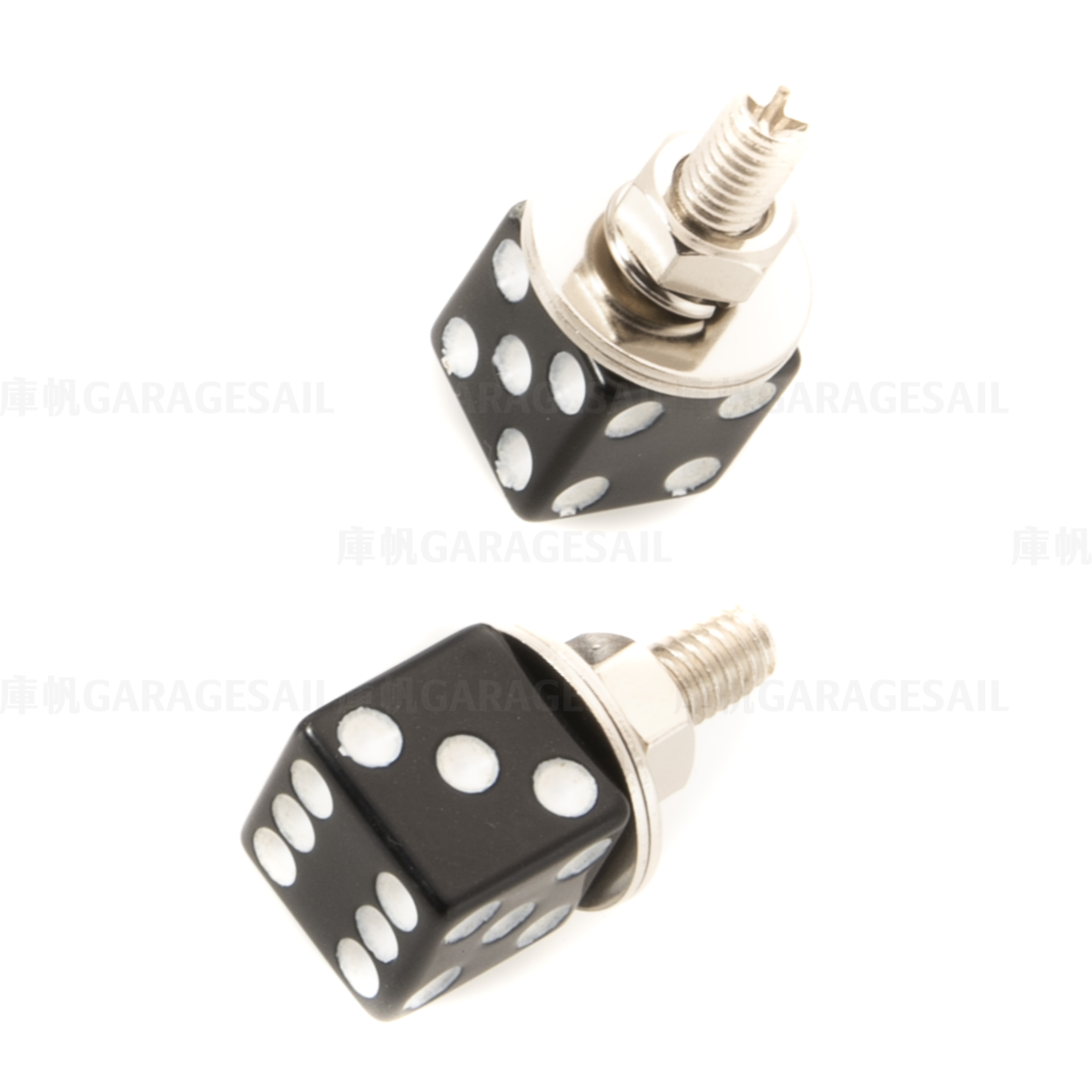 大牌螺絲 骰子 - 黑