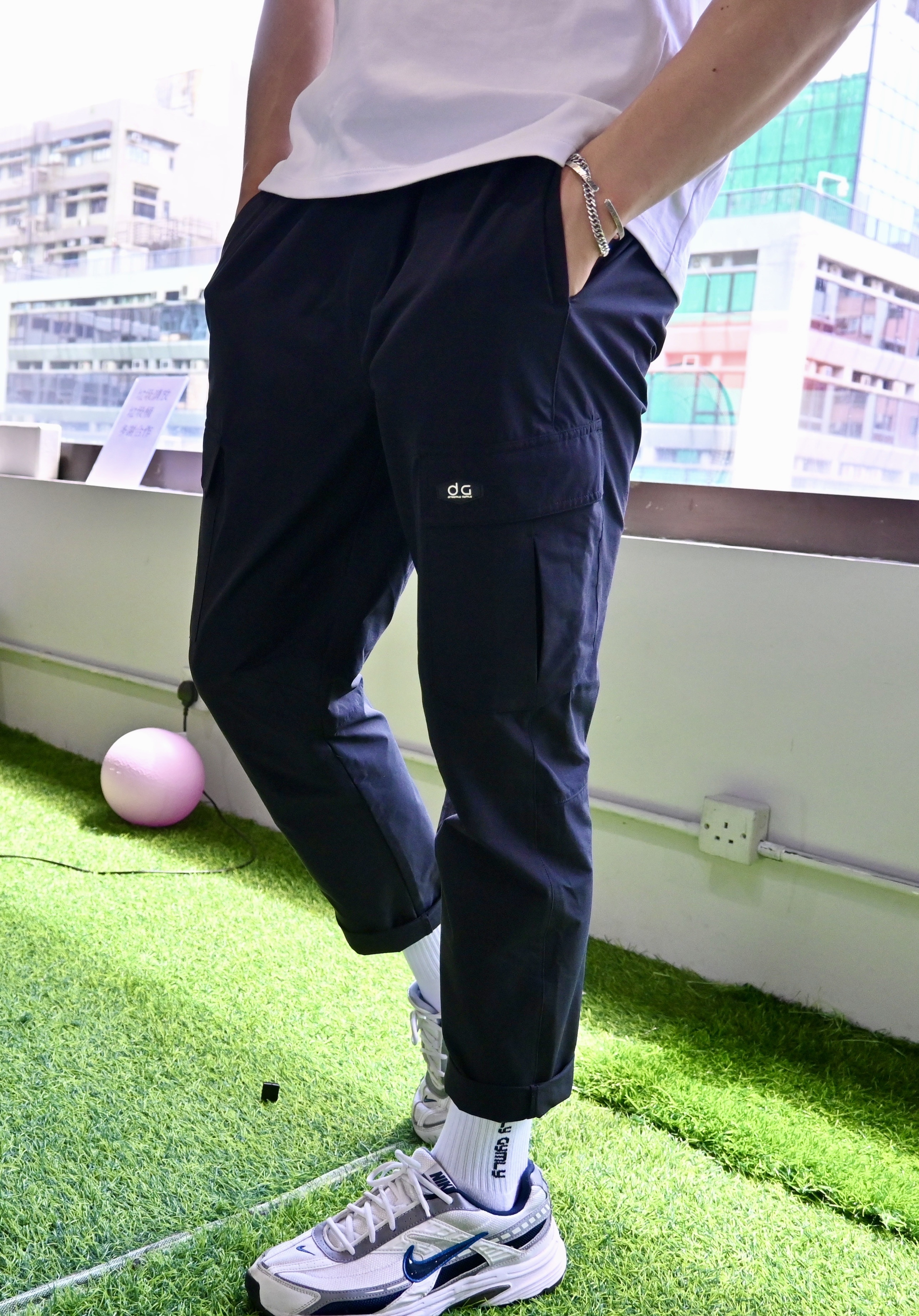 運動休閒工裝褲