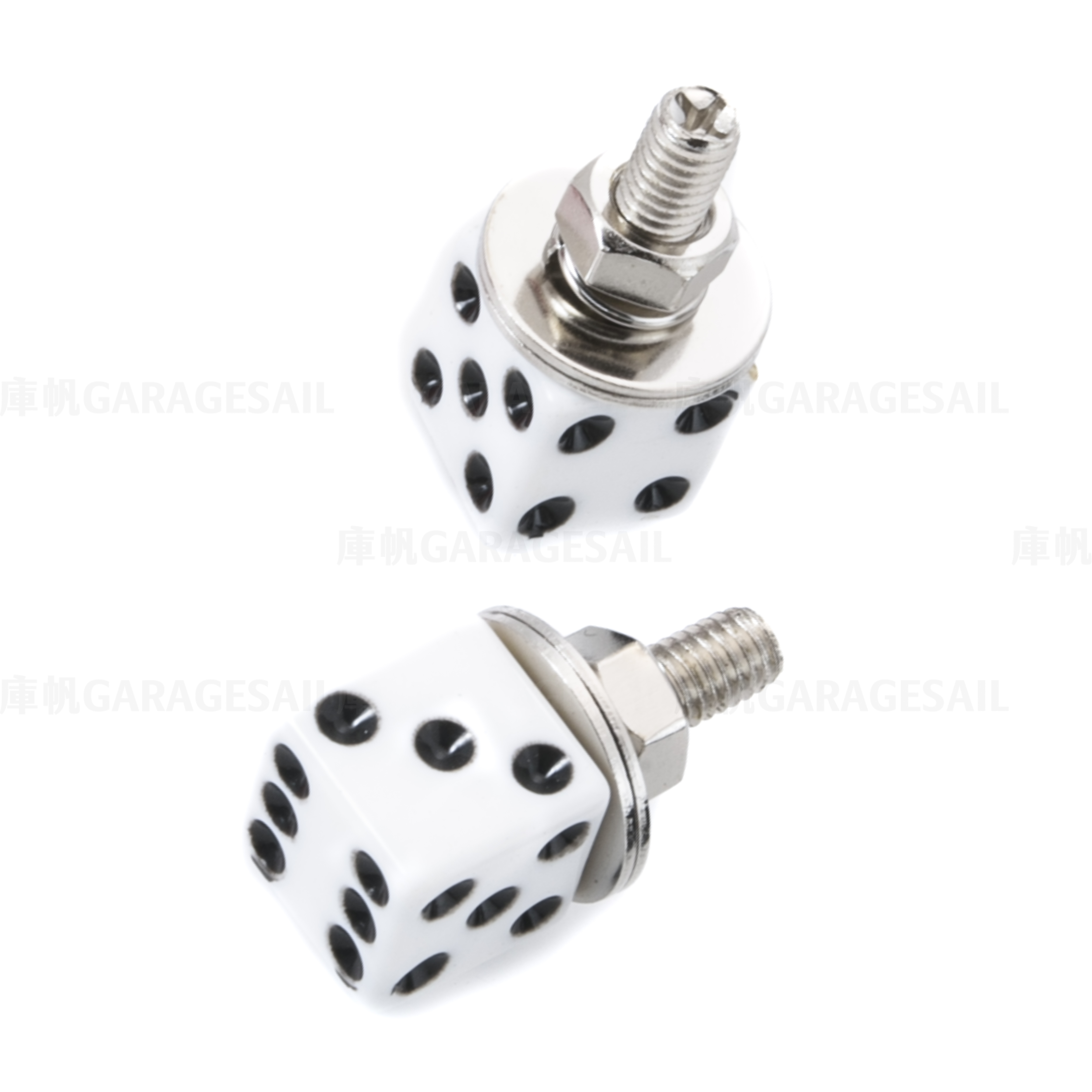 大牌螺絲 骰子 - 白