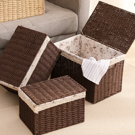 《4450》多功能帶蓋收納籃