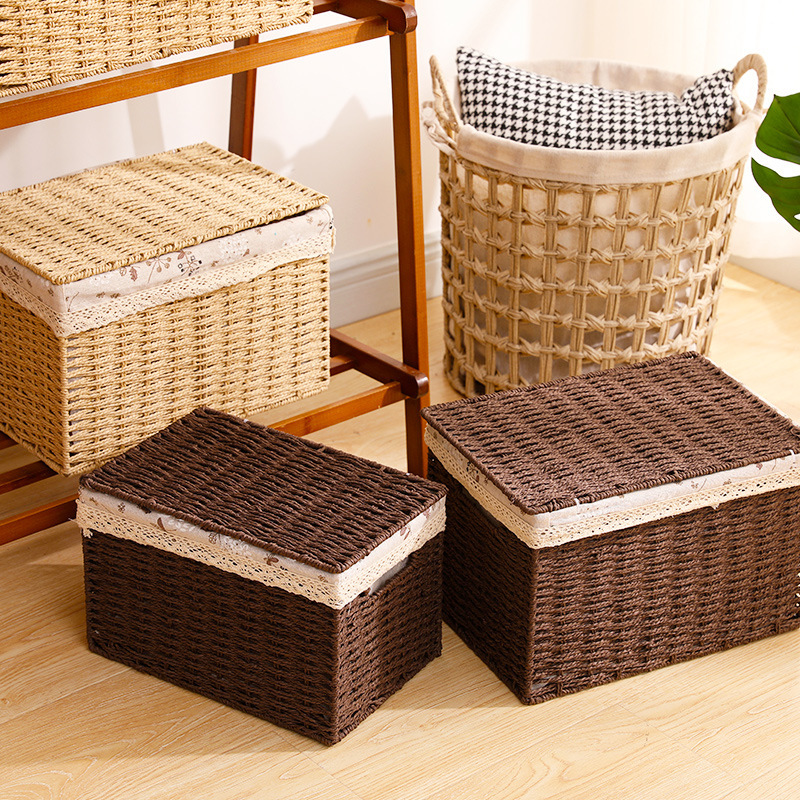 《4450》多功能帶蓋收納籃