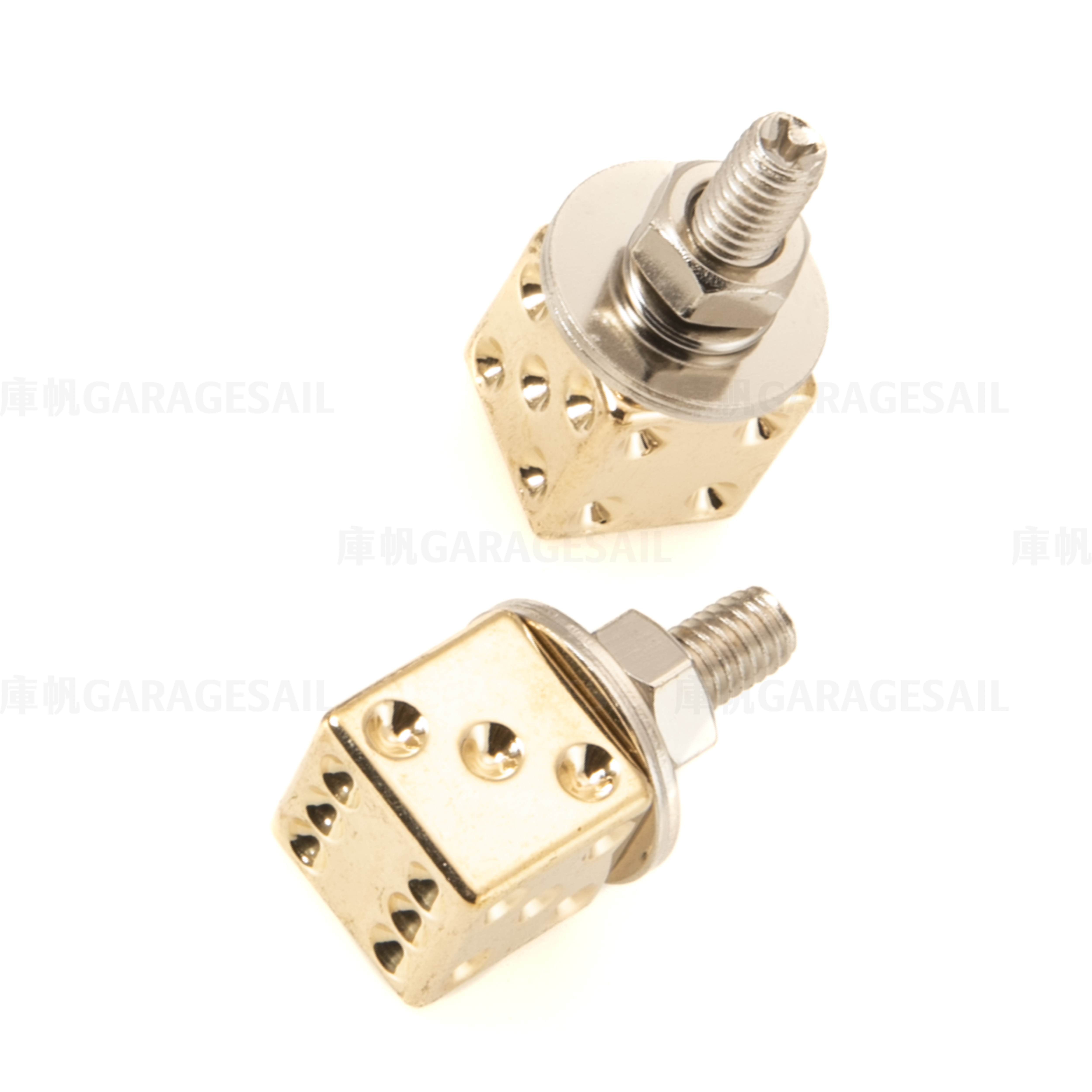 大牌螺絲 骰子 - 電鍍金