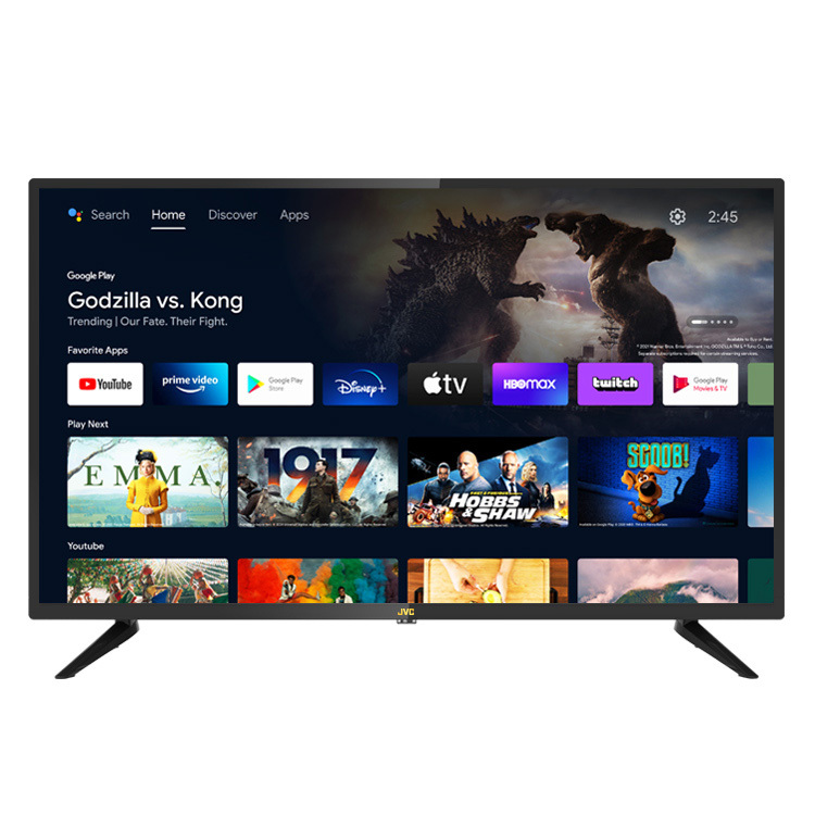 [送桌上安裝] JVC 32吋Google認證HD連網液晶顯示器(32M)