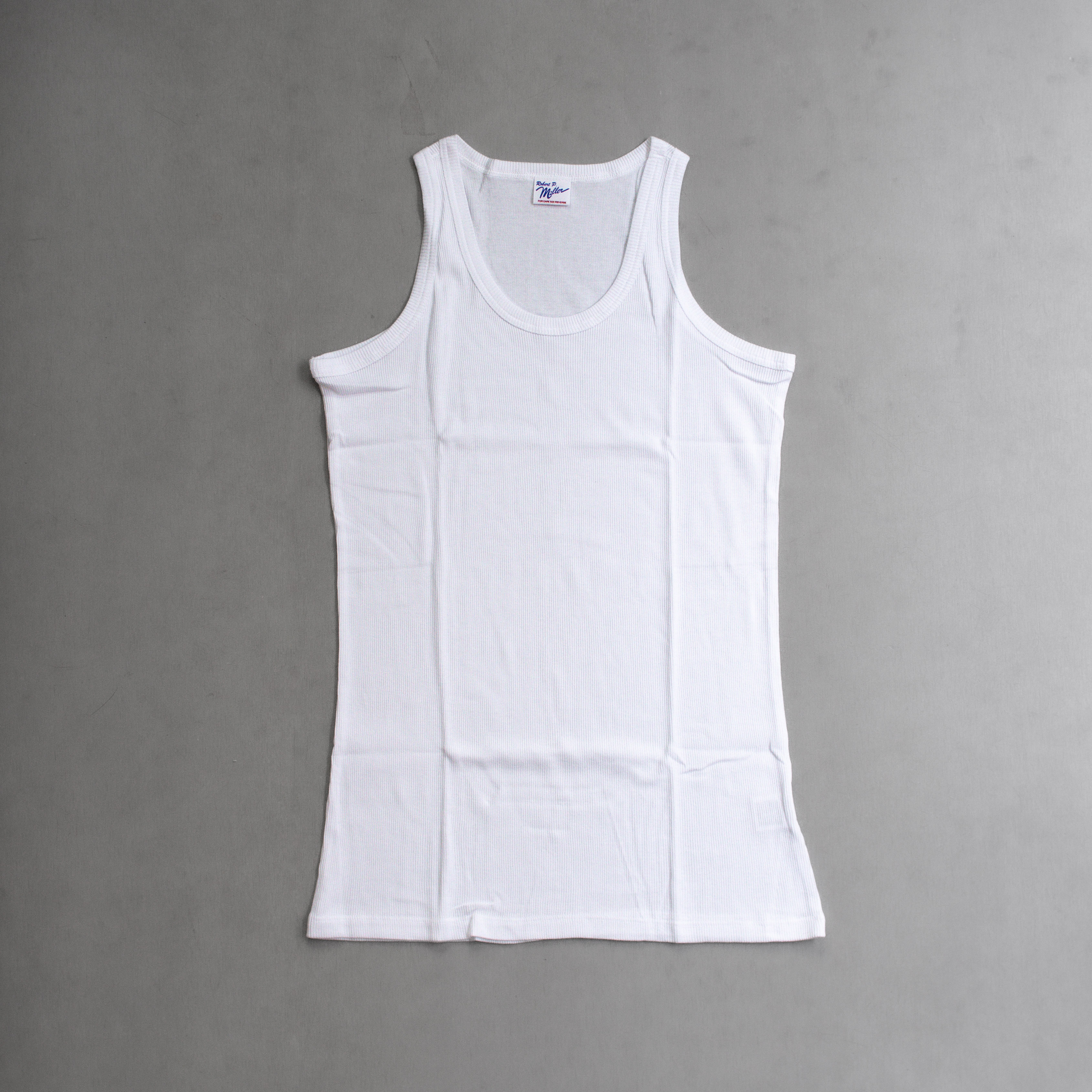 ROBERT P MILLER 102C RIBBED TANKTOP 素面 全螺紋 背心