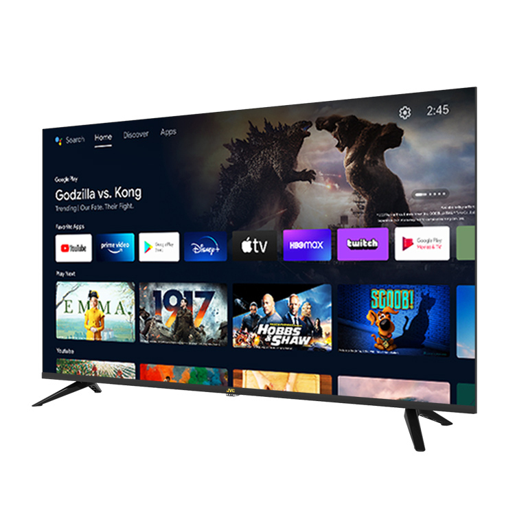 [送桌上安裝] JVC 43吋Google認證FHD連網液晶顯示器(43M)