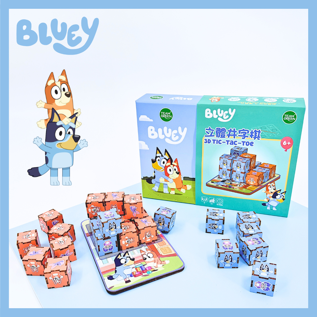 Bluey Tic Tac Toe