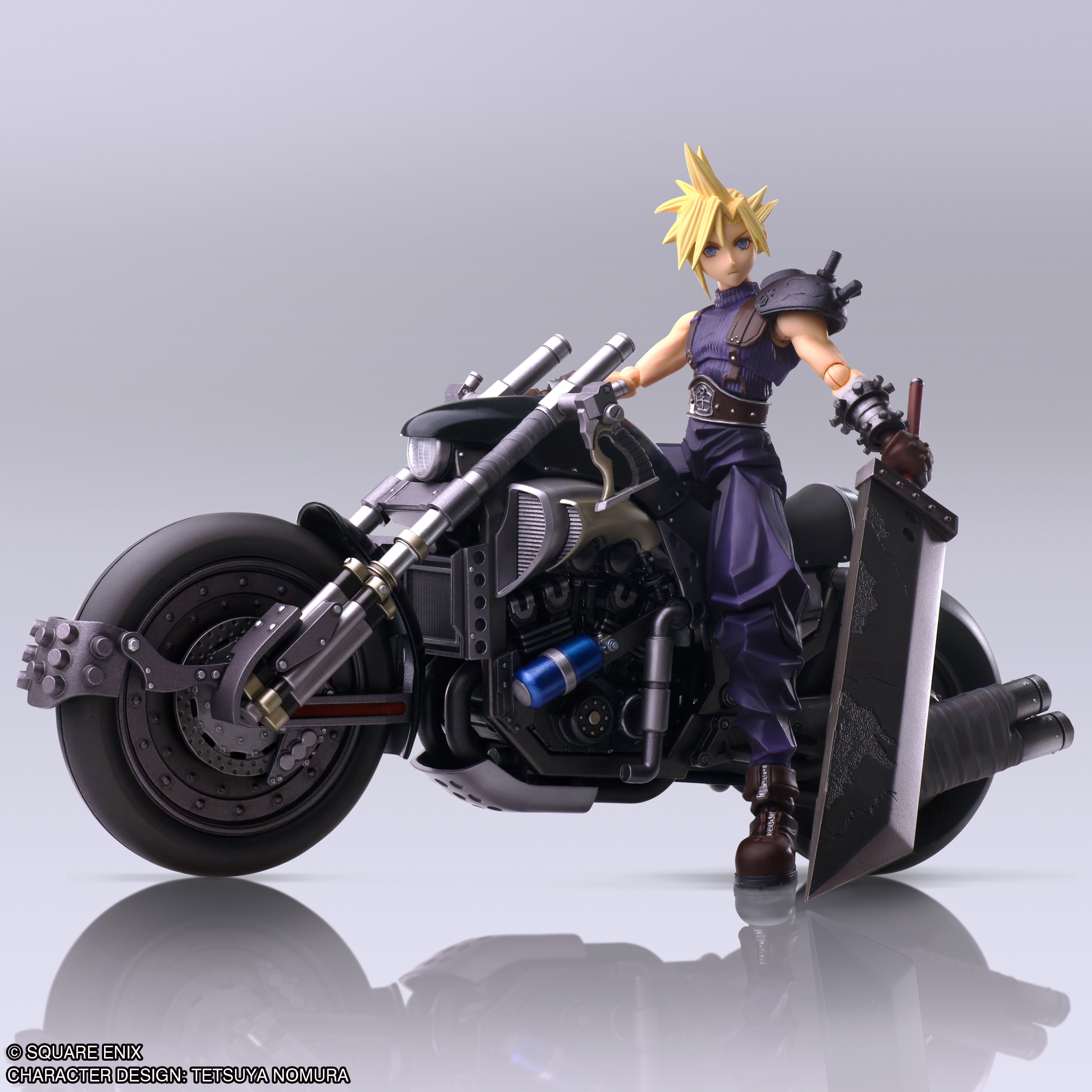 "Final Fantasy VII" Bring Arts Cloud Strife & Hardy Daytona