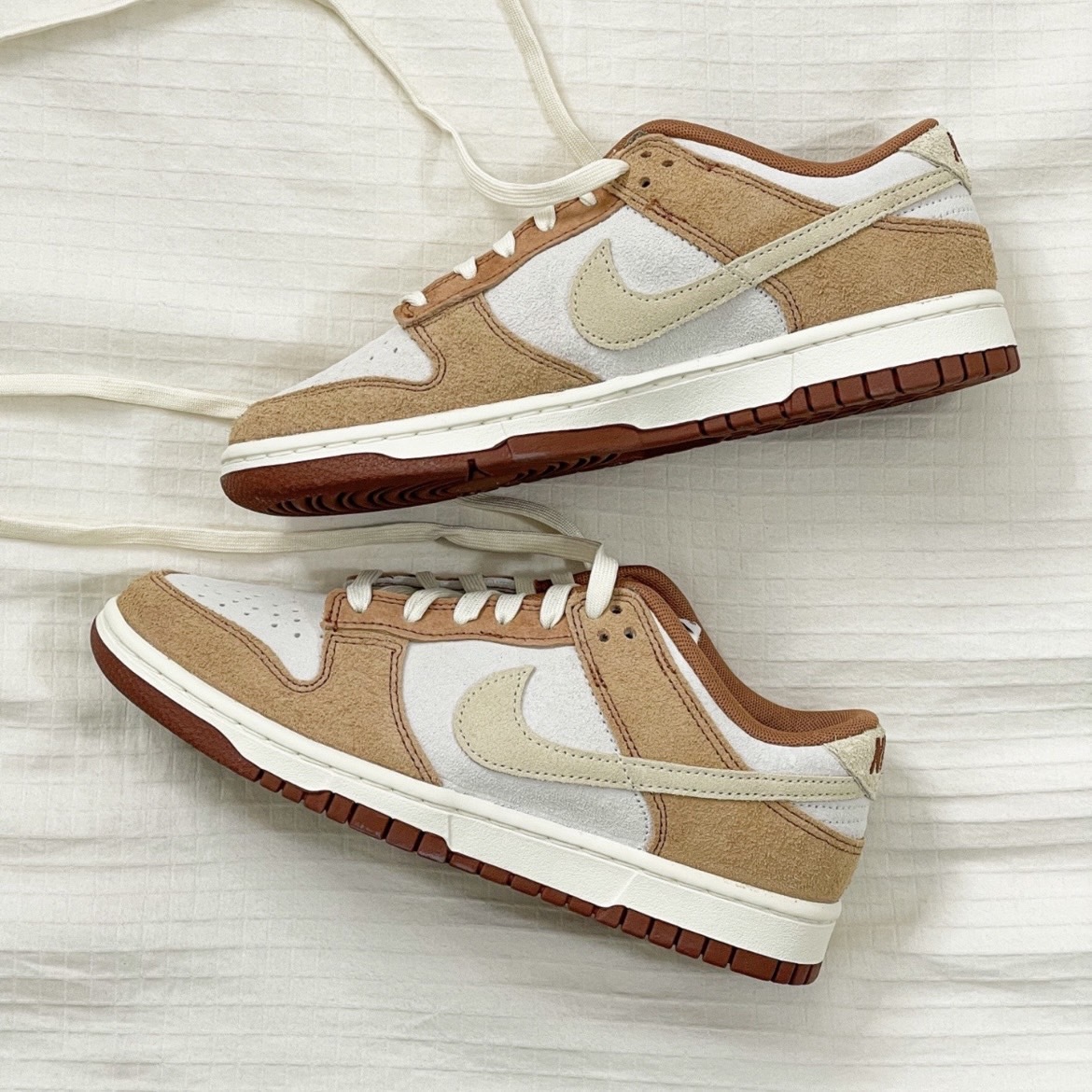 Nike Dunk Low Medium Curry 小麥焦糖 米白卡其 奶茶 麂皮