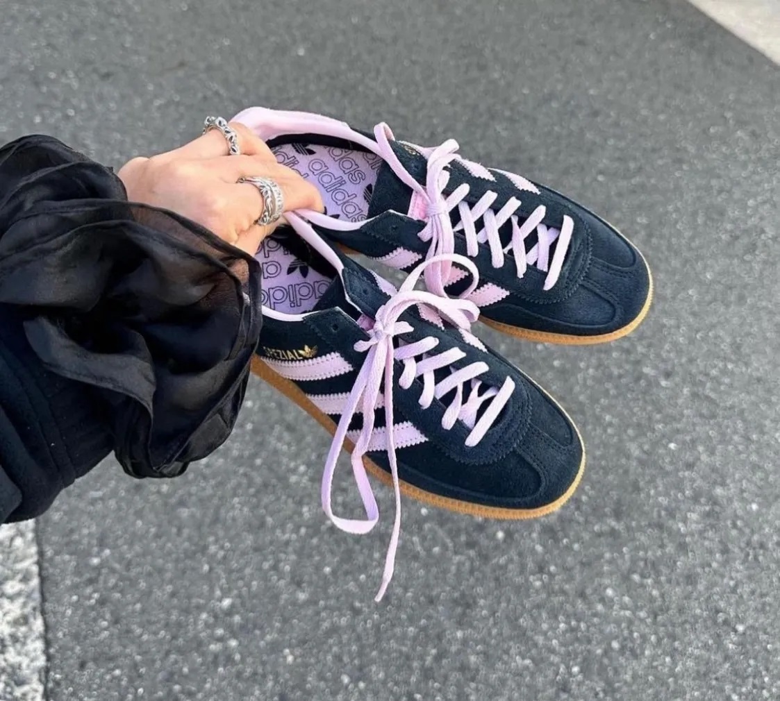 【預訂】ADIDAS HANDBALL SPEZIAL 黑粉-UNISEX