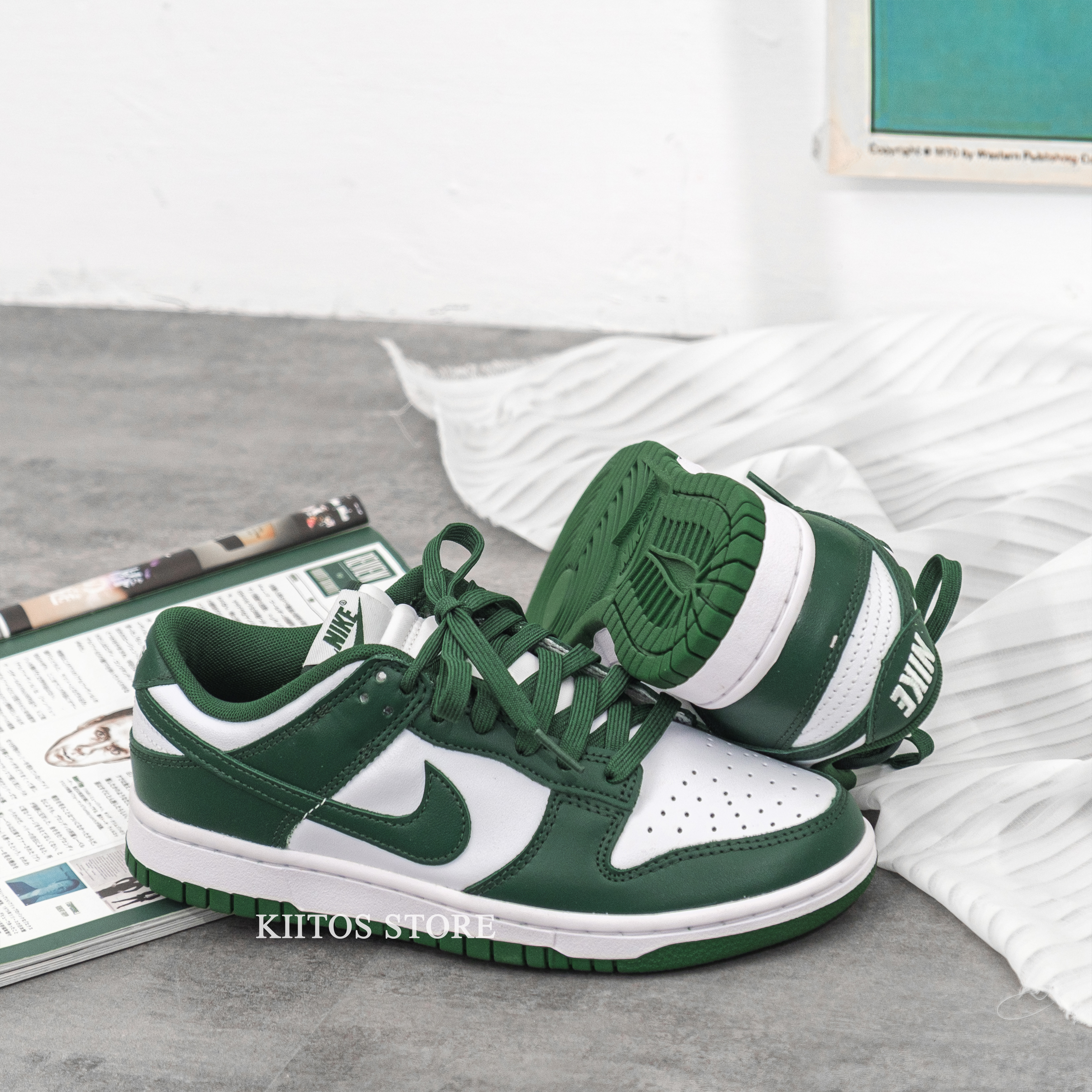 【現貨】Nike Dunk Low Varsity Green 白綠 男鞋 DD1391-101