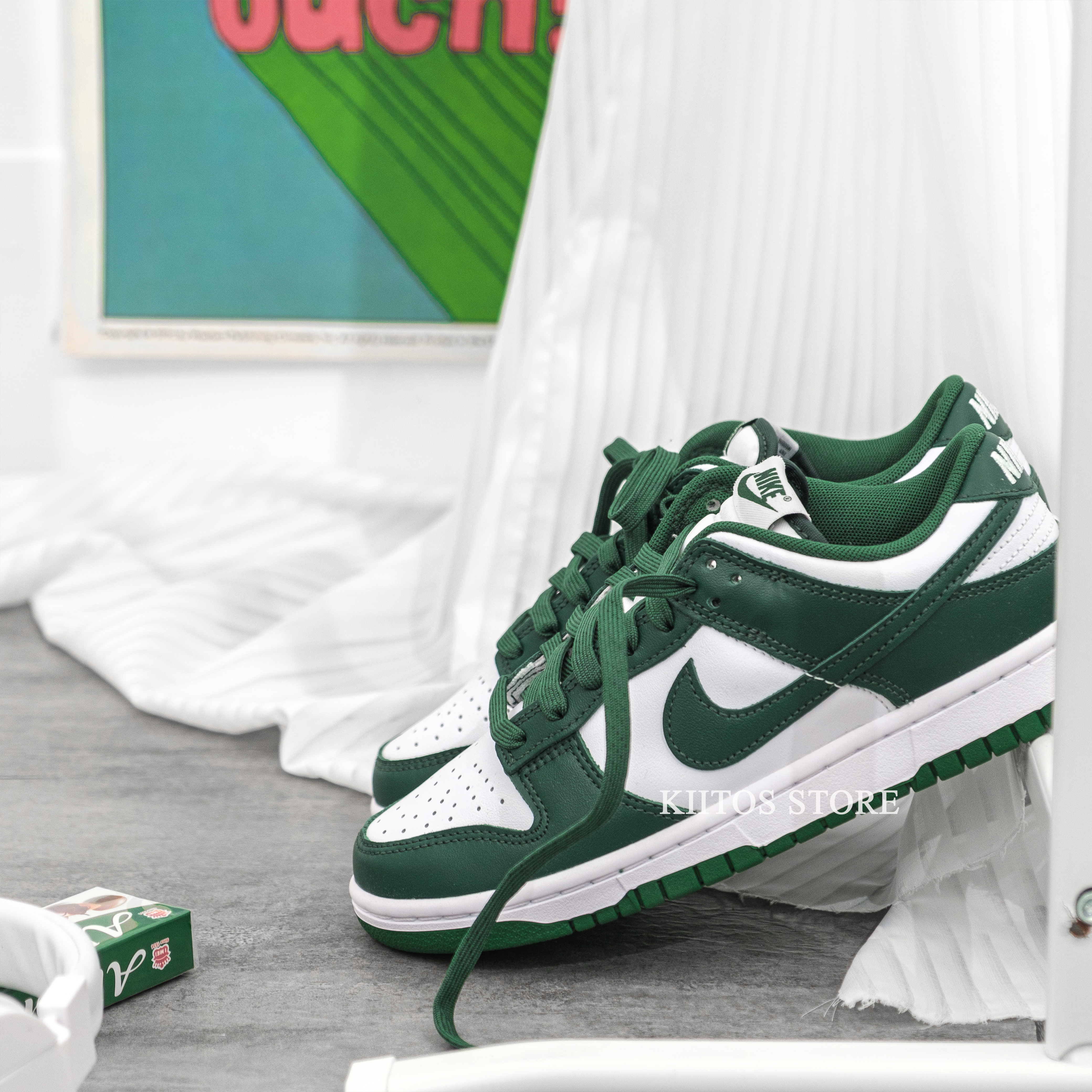 【現貨】Nike Dunk Low Varsity Green 白綠 男鞋 DD1391-101