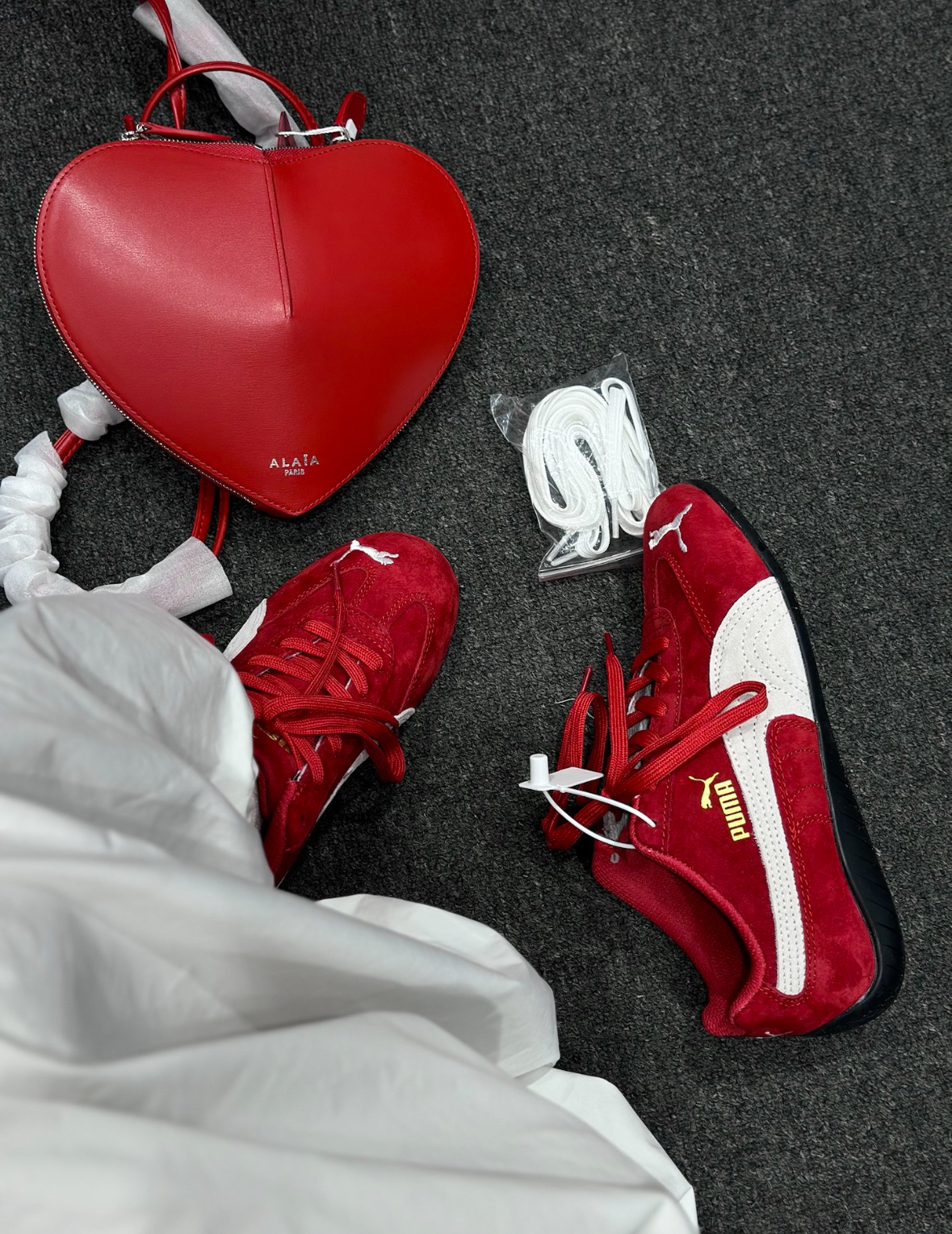 【APAIR】預購 PUMA SPEEDCAT OG 賽車鞋 男女同款 黑白 紅白 398846-01 398846-02