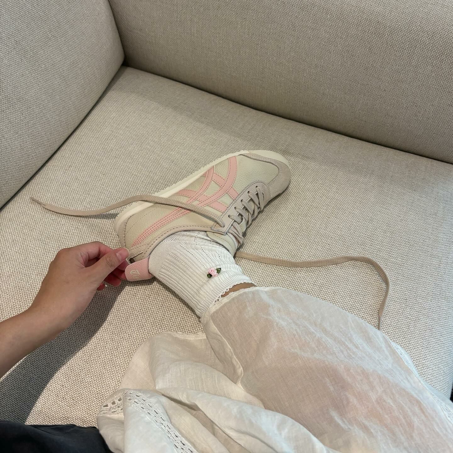 Onitsuka Tiger Mexico 66 奶油粉色 粉色 鬼冢虎 1183A201-254