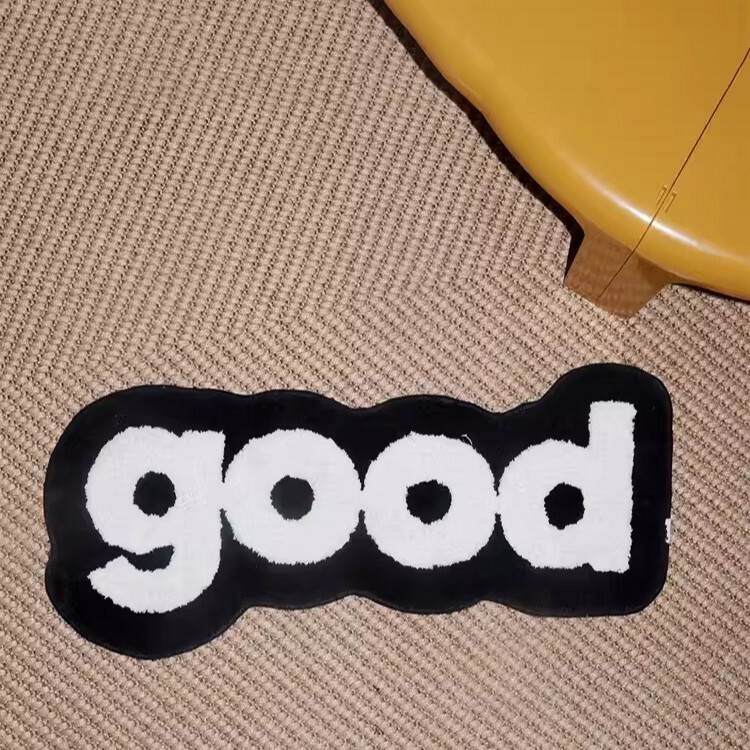 植絨地墊∣標語系列 good∣FOHO