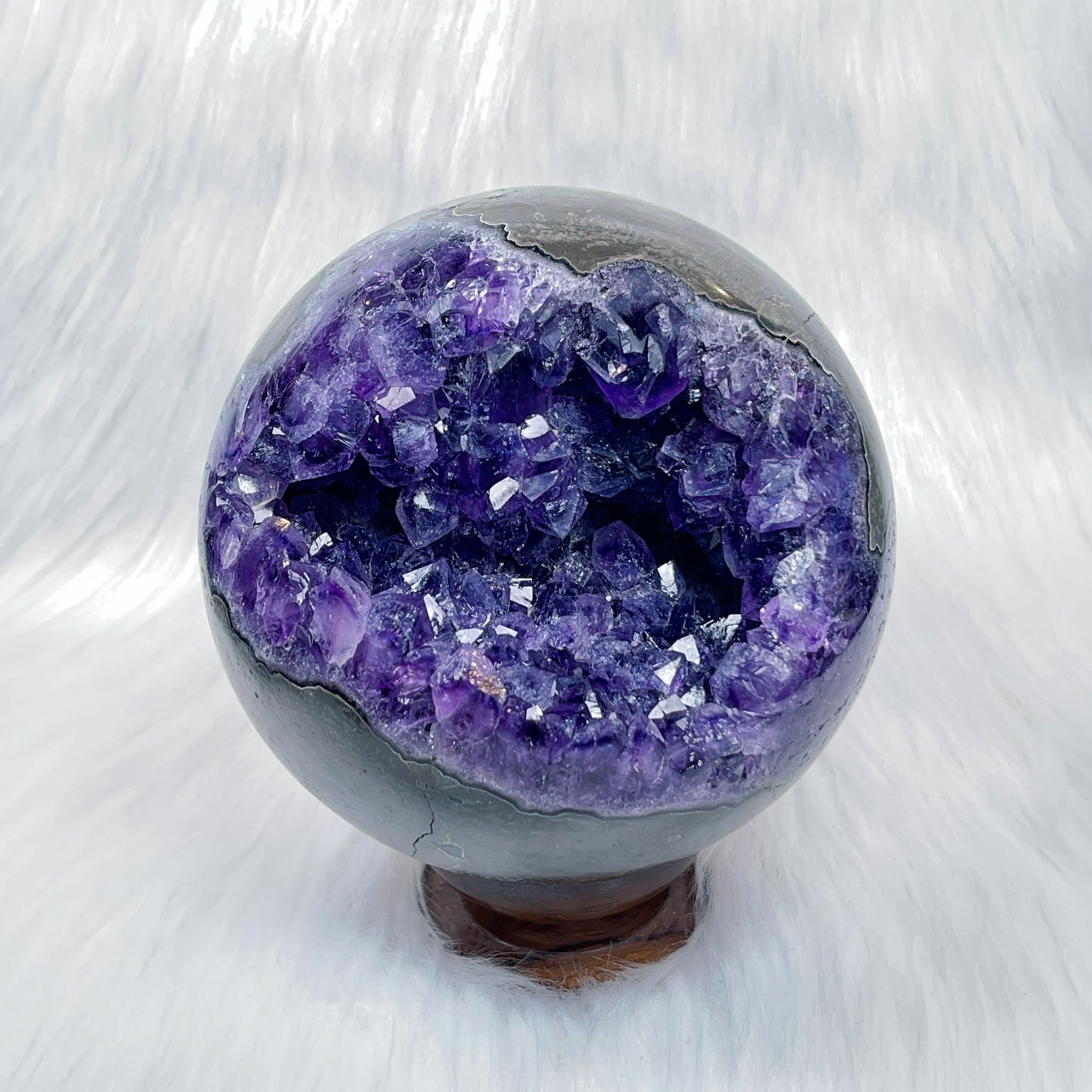 巴西紫晶開口笑 AS023