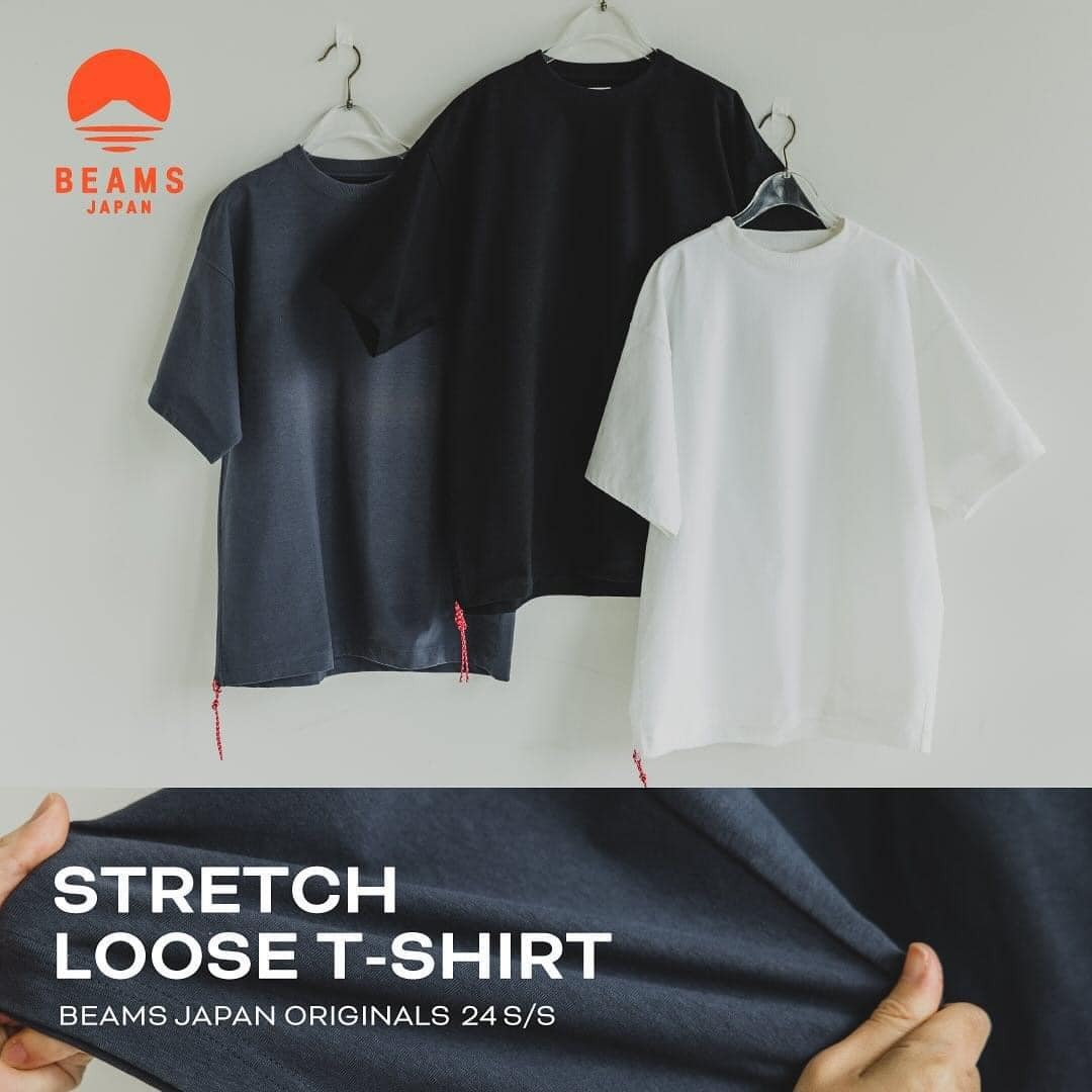 Beams jp 組紐紅繩彈性短袖