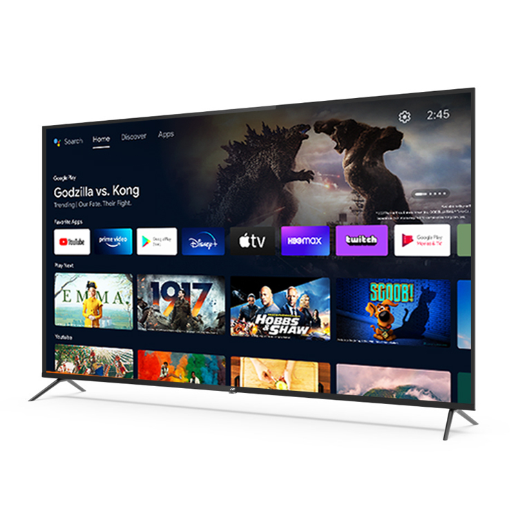 [送桌上安裝]JVC 75吋 4K HDR Google認證連網液晶顯示器(75M)