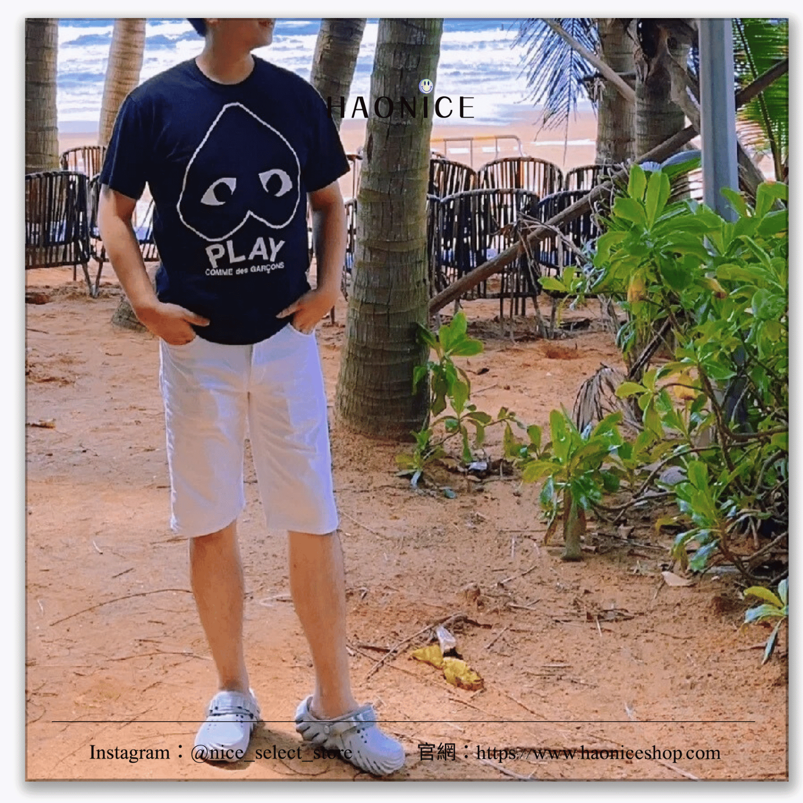 【NICE 歐美日韓代購】24SS CDG Play川久保玲 夏季新款🔥經典手繪線條愛心logo短袖 短T