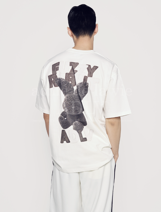 🇰🇷 韓國 Fuzzy Rabbit T-Shirts（清貨價貨品，不設退換）  (K7/BR610)