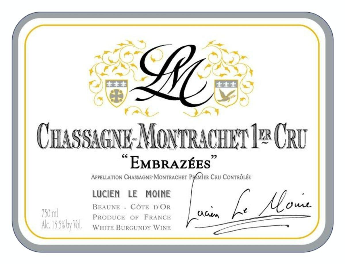 Lucien Le Moine Chassagne Montrachet 1er Cru Les Embrazees 2017