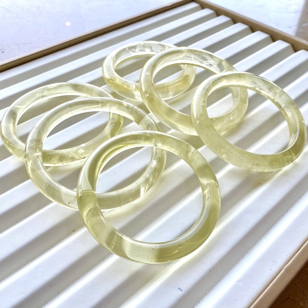 【玉鐲】天然檸檬黃水晶手鐲