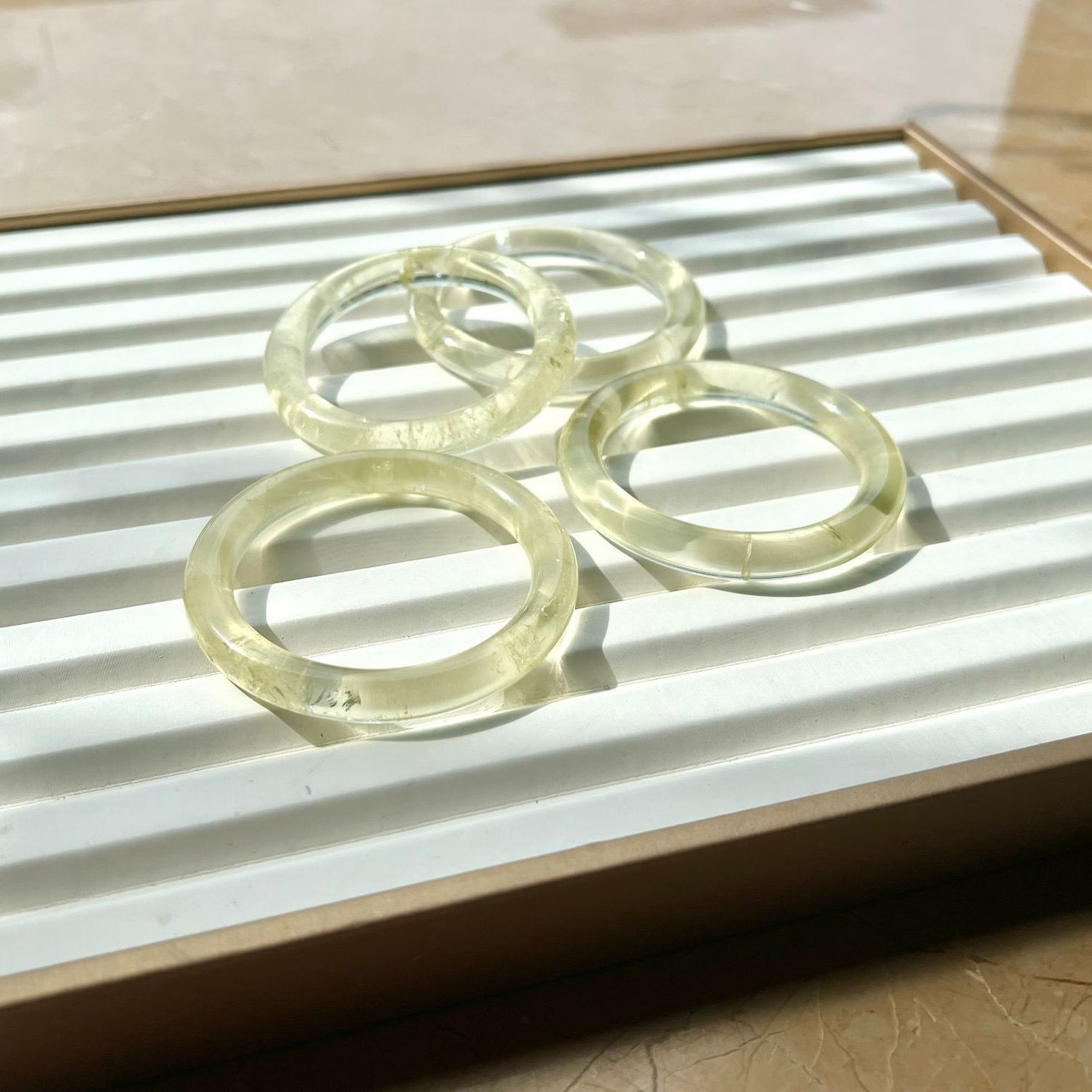 【玉鐲】天然檸檬黃水晶手鐲